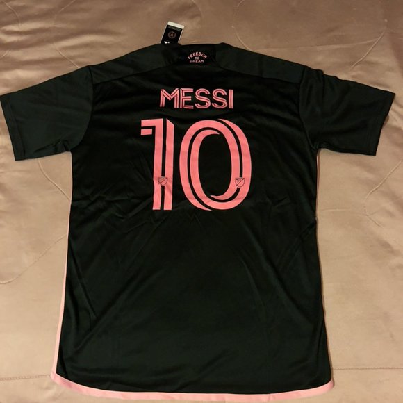 Inter Miami CF Lionel Messi #10  Color Black Mens Soccer Jersey - Picture 2 of 2